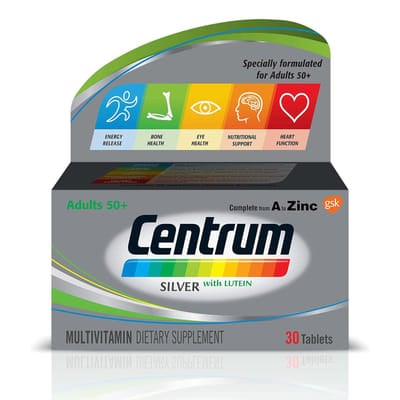 Centrum Silver Adults 50+ – 30 Tablets